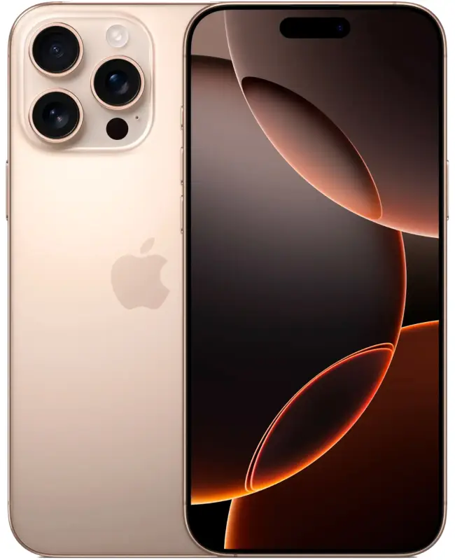 Apple iPhone 16 Pro Max eSim + eSim 256 ГБ, «песчаный титановый» (как новый)
