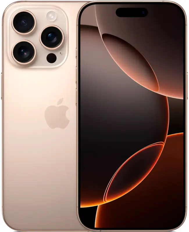 Apple iPhone 16 Pro eSim + eSim 1 ТБ, «песчаный титановый» (новый)